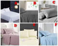 Plain Stripped Bed sheets